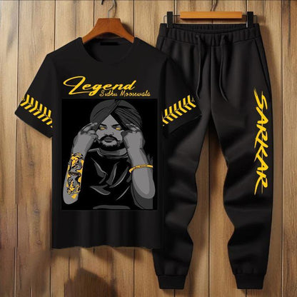 2 Pcs Man's Sidhu Moosawala Track suit