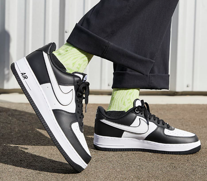 Nike Air Force 1 With Premium – Black & White Classic Edition