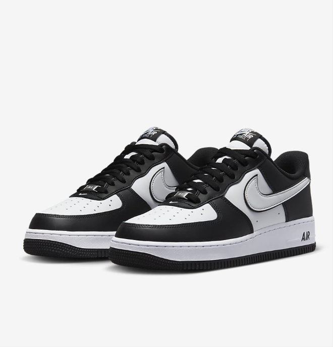Nike Air Force 1 With Premium – Black & White Classic Edition
