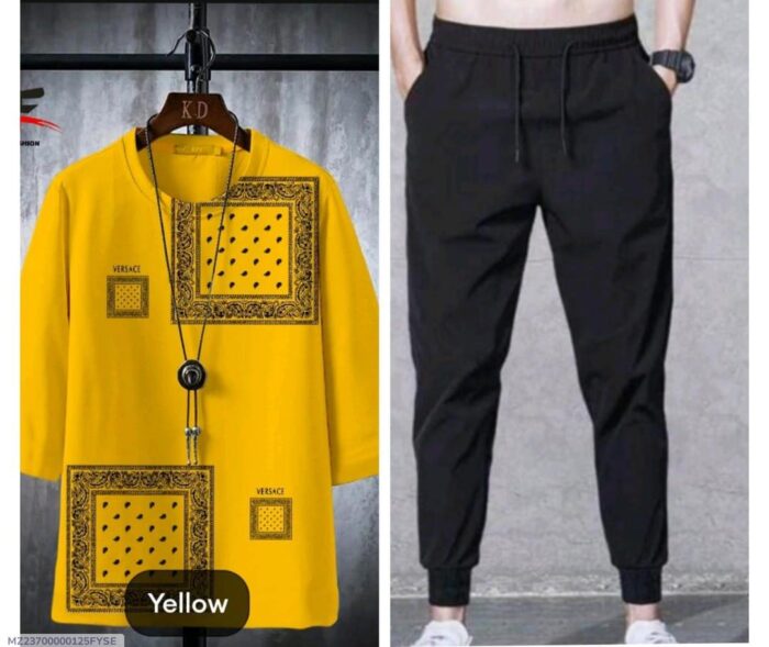 2 Pcs Man's Micro Interlock Graphics Sublimation Track Suit