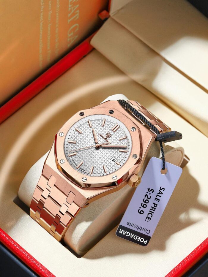 Swiss Brand Luxury Watch for Men's - Image 3