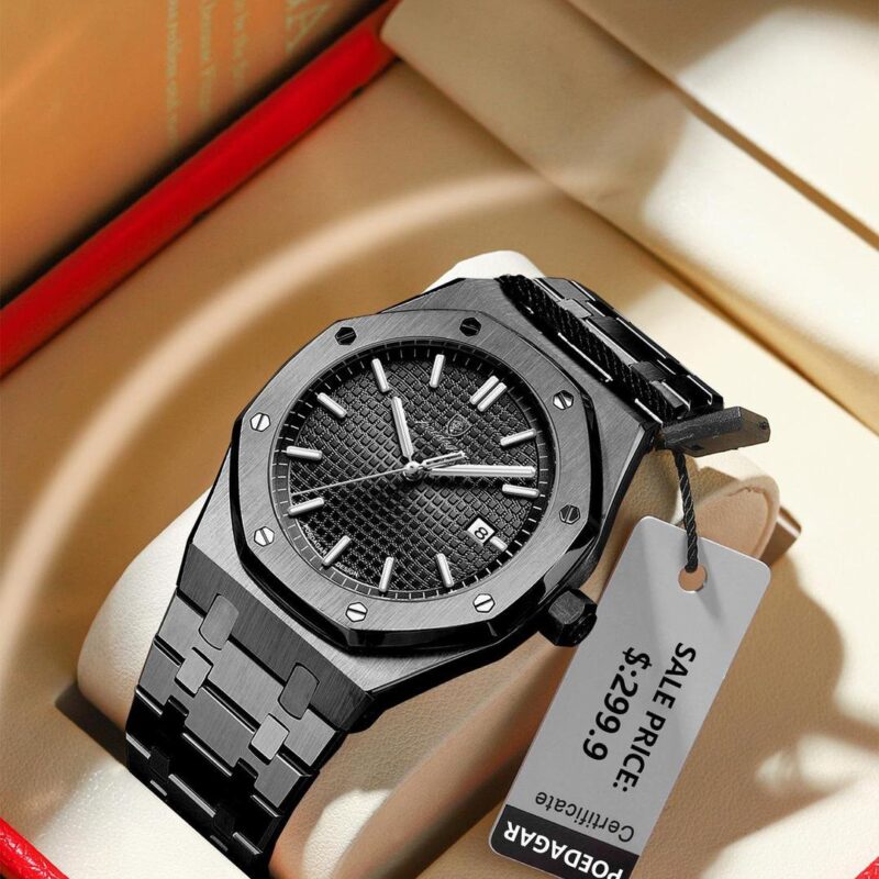 Black Arabic Aura Watch
