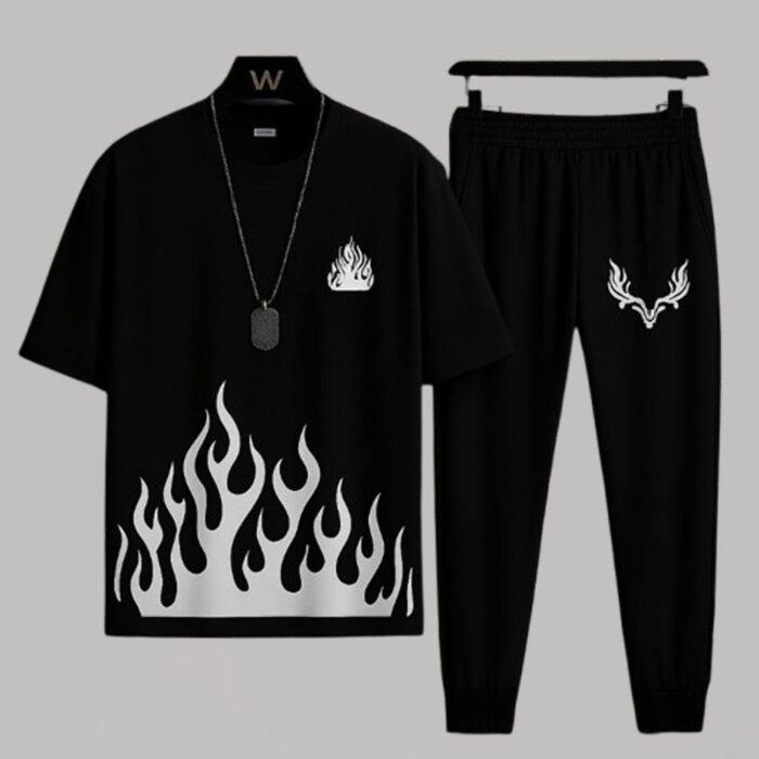 2 Pcs Man's Micro Plain Track Suit - Image 3