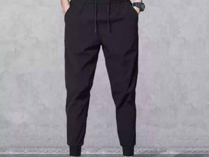 2 Pcs Man's Cotton Jersey Printed Track Suit - Image 2